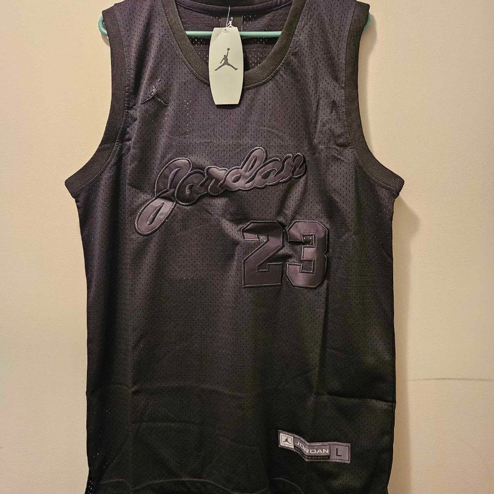 Black on Black Jordan Jersey